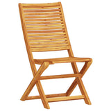 Garden Dining Set Folding 5 pcs Brown Solid Acacia Wood 3375708