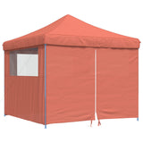 Party Tent 292 x 292 x 315 cm Terracotta Oxford Fabric 42023571