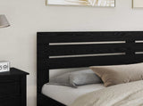 Headboard Black Oak Engineered wood 888166
