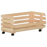 Vegetable Trolley 77x30x80 cm Solid Pinewood 327327
