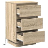 Bedside Cabinet Sonoma Oak 39 x 34.5 x 65 cm Engineered wood 869628