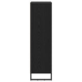 Book Cabinet Black Oak 99.5 x 30 x 108.5 cm Engineered Wood 886534