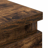 TV Cabinet Smoked Oak 100x35x54 cm Engineered Wood 861800