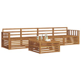 Outdoor Sofa Set 5 pcs Natural Solid Acacia Wood 3372969