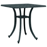 Garden Table Green 53x53x53 cm Cast Aluminium 4002822
