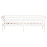 Day Bed without Mattress White 100x200 cm Solid Wood Pine 842875