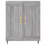 Highboard Grey Sonoma 69.5x34x180 cm Engineered Wood 3198327
