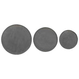 Coffee Table 3 pcs Black Engineered Wood 373639