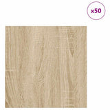 Decor Panels 50 pcs Sonoma Oak 30 x 30 x 0.27 cm 885620