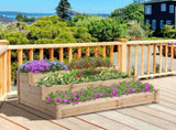 470L Raised Garden Bed, 3-Tier Planter Kit, Elevated Wooden Planters for Garden, Yard & Patio, x T3398P314695