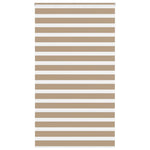 ZNTS Zebra Blind Sand Brown 125x230 cm Fabric Width 120.9 cm Polyester 4014604