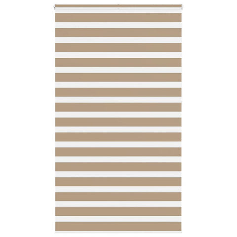 ZNTS Zebra Blind Sand Brown 125x230 cm Fabric Width 120.9 cm Polyester 4014604