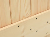 Sliding Door NARVIK Natural and Black 70 x 210 cm 3445305