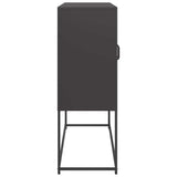 Sideboard Black 100.5x39x107 cm Cold-rolled Steel 853404