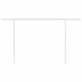 Manual Retractable Awning with Posts 4.5x3 m Anthracite 3069959