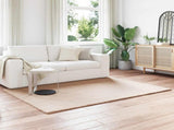 Anti-Slip Faux Rabbit Fur Rug OLITE Taupe 160 x 230 cm 42021748