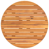 Garden Dining Table Round 90x75 cm Solid Wood Acacia 4108134