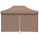 Party Tent Folding Brown 279 x 410 x 315 cm Oxford Fabric 42023603
