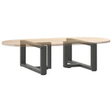 Coffee Table Legs T-Shaped 2 pcs Anthracite 70x25x cm Steel 4013018