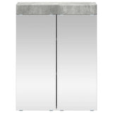 Bathroom Mirror Cabinet TULUM Concrete Grey 60 x 16.5 x 78 cm 880364