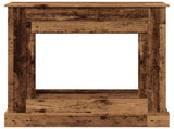 Fireplace Surround Old Wood 90x30x90 cm Engineered Wood 854596