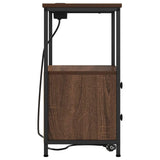 Bedside Cabinet 2 pcs Brown Oak 40 x 31 x 60 cm Engineered Wood 859449