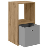 Bedside Table with Drawer 2 pcs Artisan Oak 35 x 32 x 68.5 cm 8000643