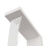 Shower Panel System Aluminium White 151415