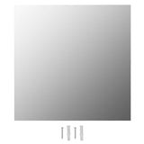 Wall Mirror with LED Lights Square Glass 3078638