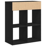 Book Cabinet Black 66x31x80 cm Engineered Wood 860293