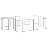 Dog Kennel Silver 8.47 m Steel 3082209