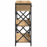 Console Table with Drawer Artisan oak 75 x 28 x 75 cm 863536