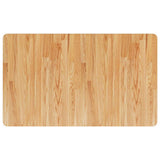 Workbench Light Brown 100x60x cm Solid Wood Oak Rectangular 3309702