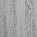 ZNTS 3 Piece Bathroom Furniture Set Grey Sonoma Engineered Wood 3301123