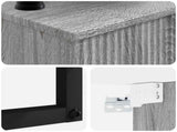 Wall-Mounted Wash Basin Grey Sonoma 40 x 41 x 40.5 cm 890184