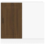 Kitchen Base Cabinet "Porto" Brown Oak Engineered Wood 854305