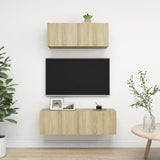 2 Piece TV Cabinet Set Sonoma Oak Engineered Wood 3079017