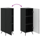 Sideboard Black 33 x 34.5 x 90 cm Engineered Wood 895516