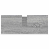 Bathroom Cabinet Grey Sonoma 80x33x60 cm Engineered Wood 831666