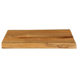 Table Top 70x40x2.5 cm Live Edge Solid Wood Mango 370753