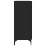 Sideboard with Drawer Black 89.5 x 33 x 82 cm Engineered Wood 883455