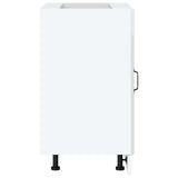 Kitchen Base Cabinet "Porto" High Gloss White Engineered Wood 854300
