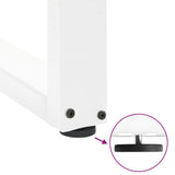 Bar Table Legs U-Shaped 2 pcs White 60x cm Steel 4013249