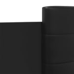 ZNTS Bed Frame without Mattress Black 120x200 cm 3209927