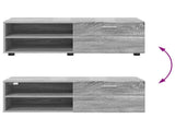 Wooden Cabinet Grey Sonoma 100.5 x 39 x 30 cm Engineered Wood 880247