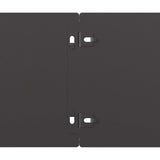 Lawn Edging 30 pcs 15 x 103 cm Steel Black 8014178