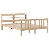 Bed Frame with Headboard without Mattress 135x190 cm Double 3306700