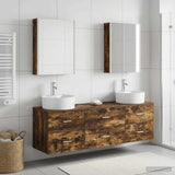 Bathroom Furniture Set 5 pcs Smoked Oak 3406891