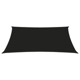 Sunshade Sail Oxford Fabric Trapezium 3/5x4 m Black 135793