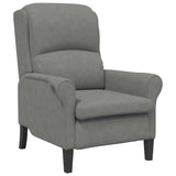 Armchair Dark grey 76 x 94 x 102 cm Microfibre 42009872
